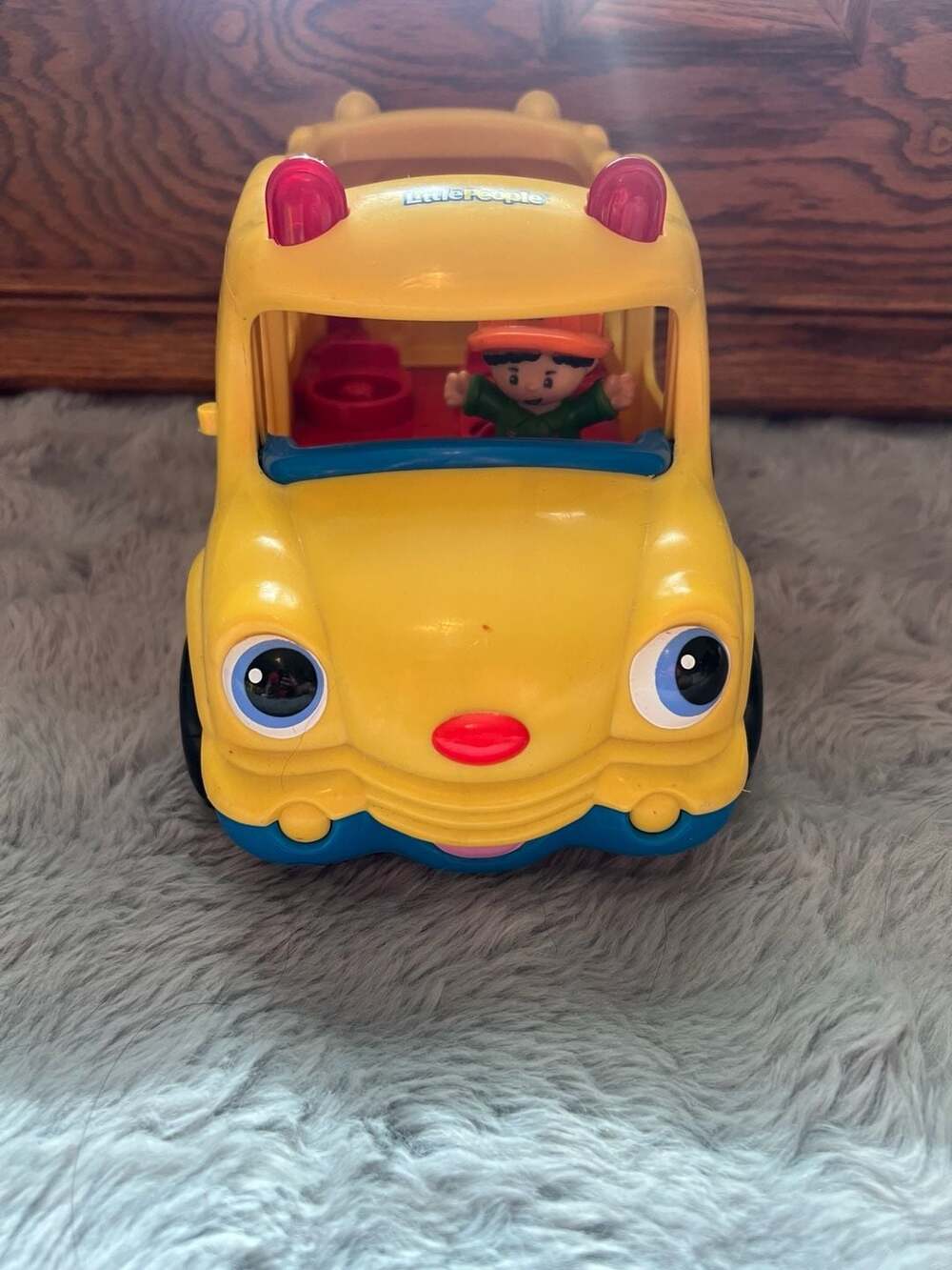 Y2K Fisher-Price Little People Lil Movers School Bus